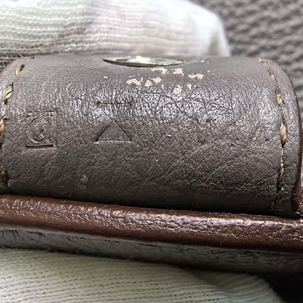 Pre-owned Hermès Togo Sac a Depeches 41 Gray