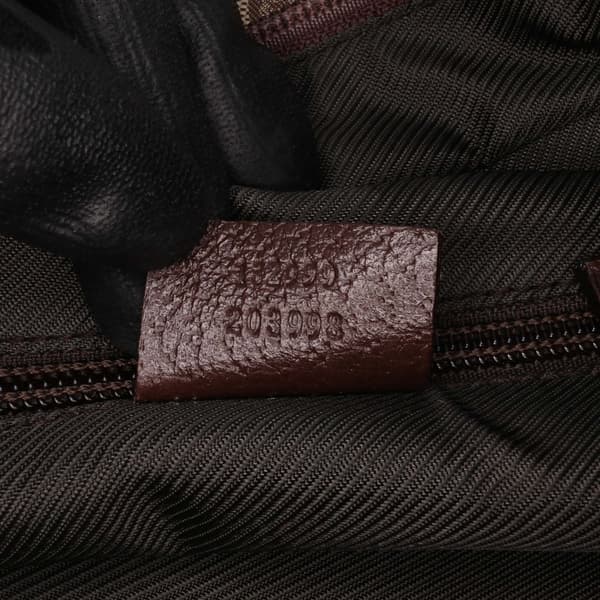 Pre-owned Gucci GG Canvas Crossbody Brown