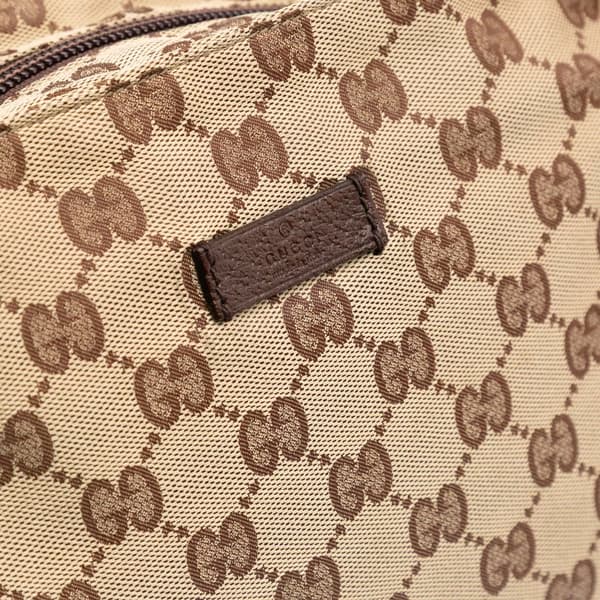 Pre-owned Gucci GG Canvas Crossbody Brown