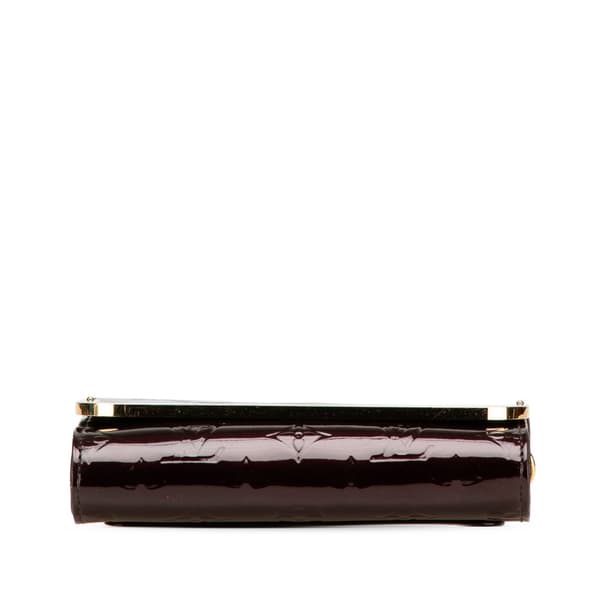 Pre-owned Louis Vuitton Monogram Vernis Rossmore PM Purple