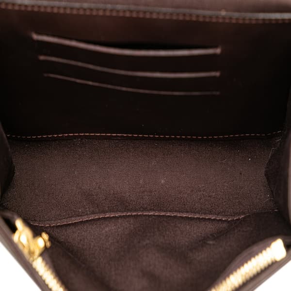 Pre-owned Louis Vuitton Monogram Vernis Rossmore PM Purple