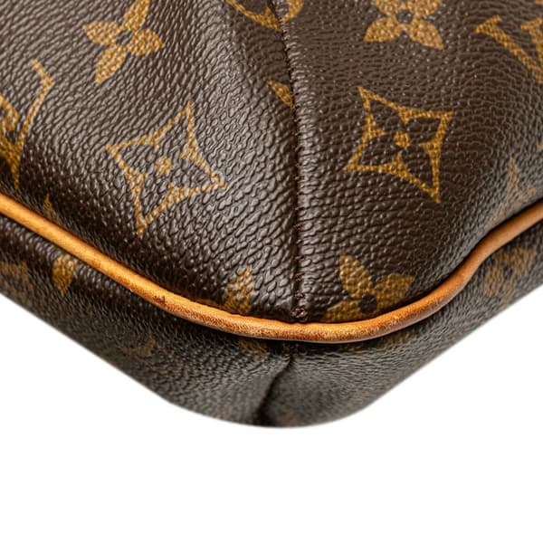 Pre-owned Louis Vuitton Monogram Musette Salsa GM Brown