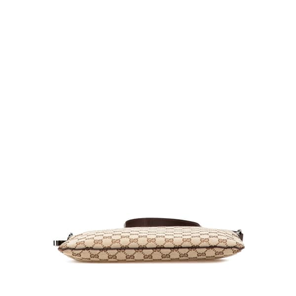 Pre-owned Gucci GG Canvas Crossbody Brown