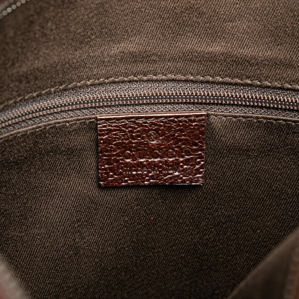 Pre-owned Gucci GG Canvas Crossbody Brown