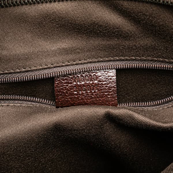Pre-owned Gucci GG Canvas Crossbody Brown