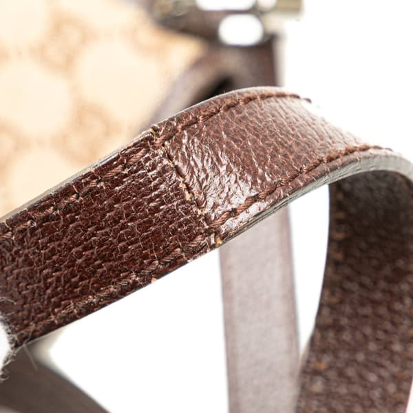 Pre-owned Gucci GG Canvas Crossbody Brown