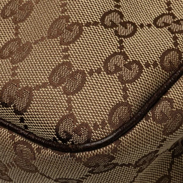 Pre-owned Gucci GG Canvas Crossbody Brown