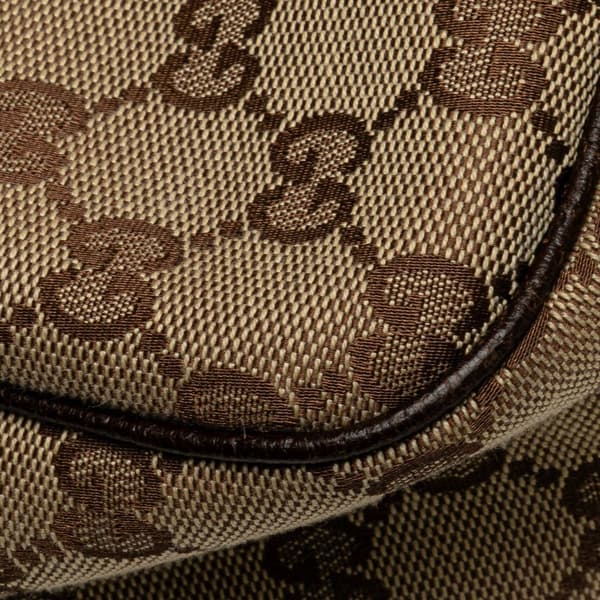 Pre-owned Gucci GG Canvas Crossbody Brown
