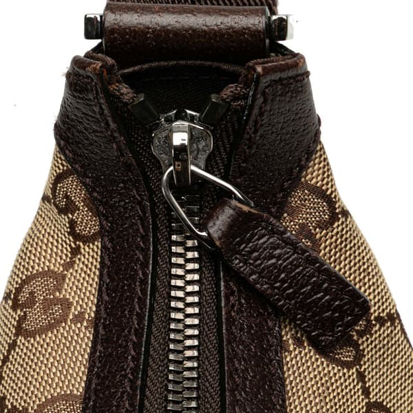Pre-owned Gucci GG Canvas Crossbody Brown