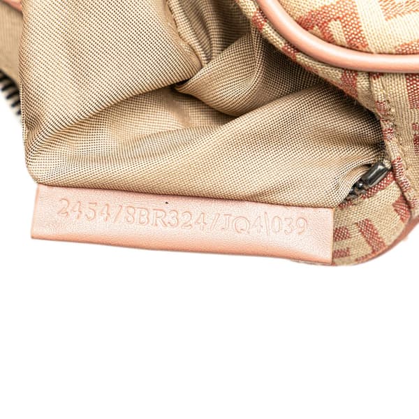 Pre-owned Fendi Zucchino Canvas Crossbody Brown