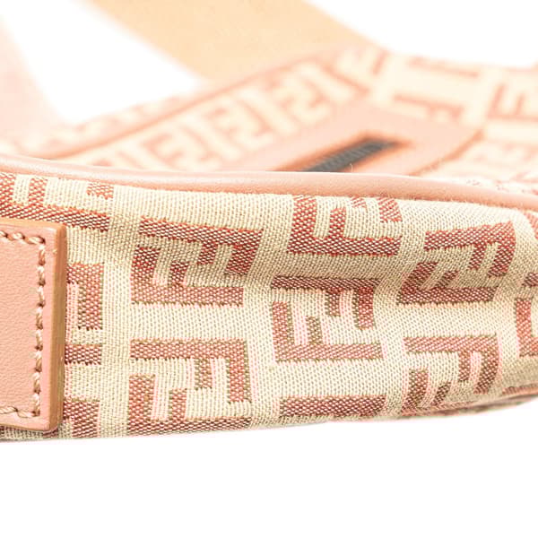 Pre-owned Fendi Zucchino Canvas Crossbody Brown