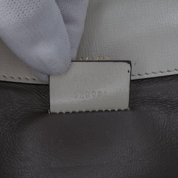 Pre-owned Gucci Mini Leather Sylvie 1969 Crossbody White