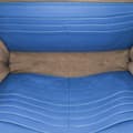 Pikkukuva 4 / 8: Pre-owned Bottega Veneta Nappa Intrecciato Zip Around Wallet On Chain Blue