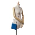 Pikkukuva 8 / 8: Pre-owned Bottega Veneta Nappa Intrecciato Zip Around Wallet On Chain Blue