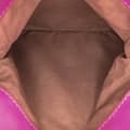 Miniatyrbild 5 av 10: Pre-owned Bottega Veneta Leather Intrecciomirage Butterfly Chain Flap Pink