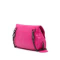 Miniatyrbild 2 av 10: Pre-owned Bottega Veneta Leather Intrecciomirage Butterfly Chain Flap Pink
