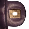 Miniatyrbillede 7 af 10: Pre-owned Chanel Small Quilted Iridescent Calfskin Shiva Flap Purple