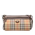 Pikkukuva 1 / 10: Pre-owned Burberry Haymarket Check Canvas Crossbody Brown