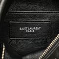 Pikkukuva 5 / 10: Pre-owned Saint Laurent Antiqued Lambskin Sid Flat Crossbody Black