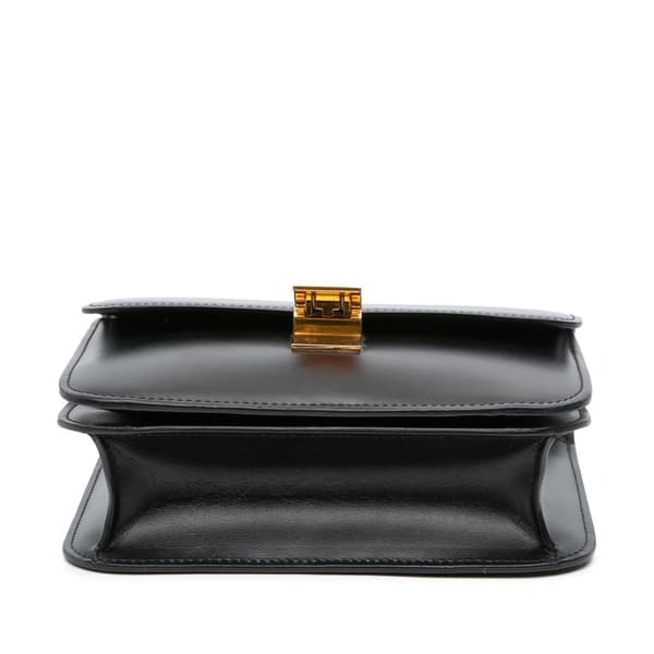 Pre-owned Celine Teen Calfskin Classic Box Black