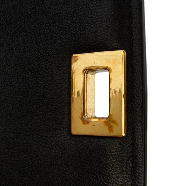 Pre-owned Celine Teen Calfskin Classic Box Black
