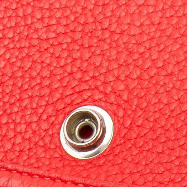 Pre-owned Hermès Clemence Evelyne III 29 PM Red