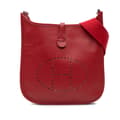 Miniatyrbild 1 av 7: Pre-owned Hermès Epsom Evelyne III PM Red