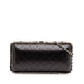 Pikkukuva 1 / 10: Pre-owned Chanel Quilted Lambskin Chain Around Clutch Black