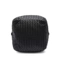 Miniatyrbild 3 av 8: Pre-owned Bottega Veneta Nappa Intrecciato Cube Crossbody Black
