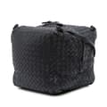 Miniatyrbild 2 av 8: Pre-owned Bottega Veneta Nappa Intrecciato Cube Crossbody Black