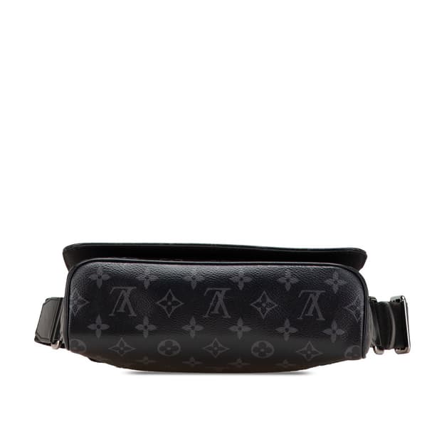Pre-owned Louis Vuitton Monogram Eclipse District PM Black