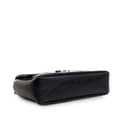 Miniatyrbild 6 av 10: Pre-owned Chanel Quilted Aged Calfskin CC Square Flap Black