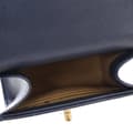 Miniatyrbild 5 av 10: Pre-owned Chanel Mini Goatskin Chic Pearls Clutch On Chain Blue