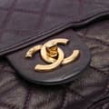 Pikkukuva 9 / 10: Pre-owned Chanel Large Quilted Iridescent Calfskin Shiva Flap Purple