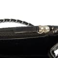 Miniatyrbild 6 av 10: Pre-owned Chanel CC Quilted Crinkled Patent Wallet On Chain Black