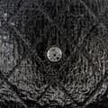 Miniatyrbild 9 av 10: Pre-owned Chanel CC Quilted Crinkled Patent Wallet On Chain Black