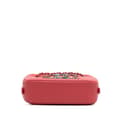 Miniatyrbild 3 av 10: Pre-owned Chanel Lambskin Giant Crystal CC Camera Bag Pink