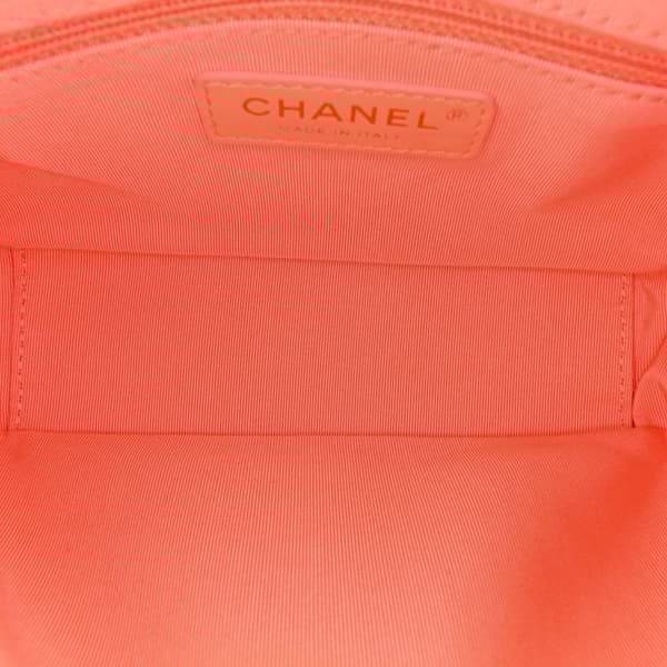 Pre-owned Chanel Lambskin Giant Crystal CC Camera Bag Pink