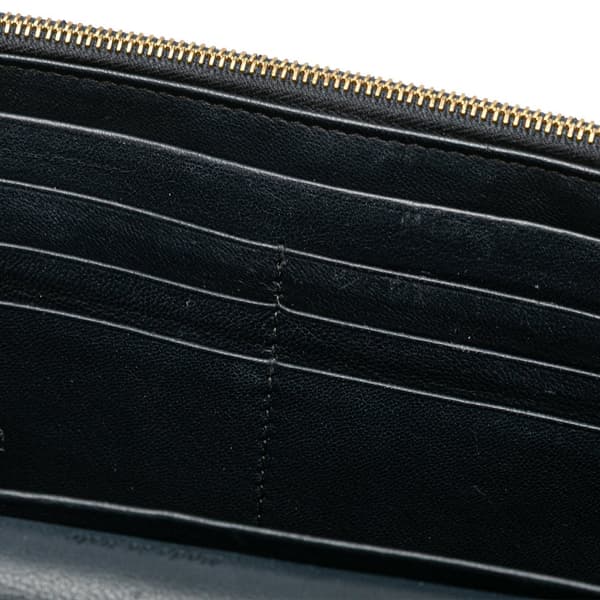 Pre-owned Celine Large Tricolor Leather Pocket Envelope Flap on Chain Blue