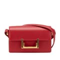 Miniatyrbild 1 av 8: Pre-owned Saint Laurent Small Leather Lulu Crossbody Red