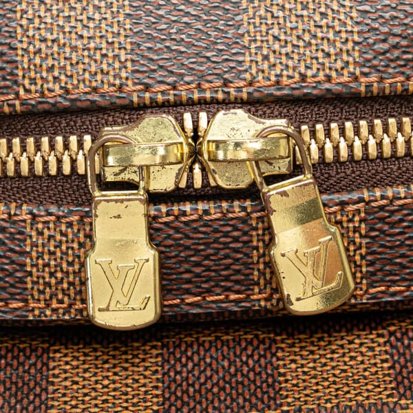 Pre-owned Louis Vuitton Damier Ebene Geronimos Brown