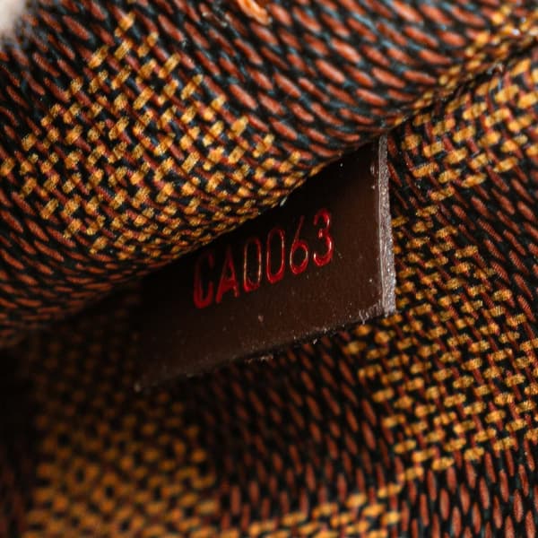 Pre-owned Louis Vuitton Damier Ebene Geronimos Brown