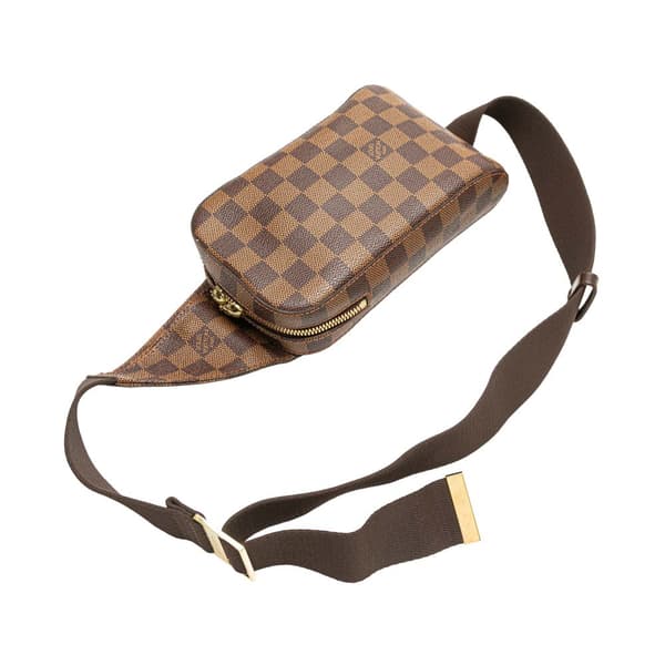 Pre-owned Louis Vuitton Damier Ebene Geronimos Brown
