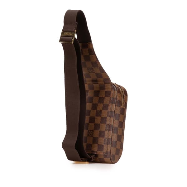 Pre-owned Louis Vuitton Damier Ebene Geronimos Brown