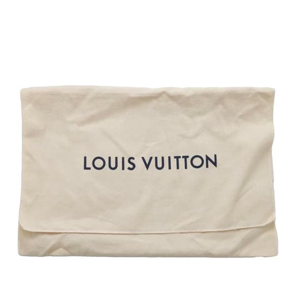 Pre-owned Louis Vuitton Monogram Craggy Envelope Wearable Wallet White