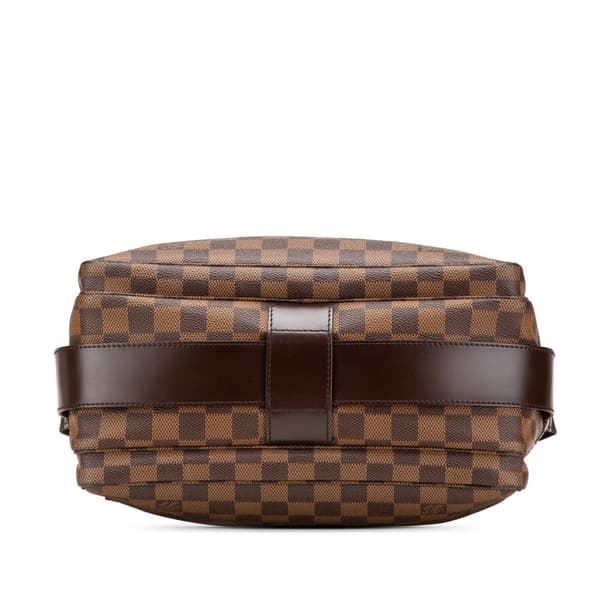 Pre-owned Louis Vuitton Damier Ebene Naviglio Brown