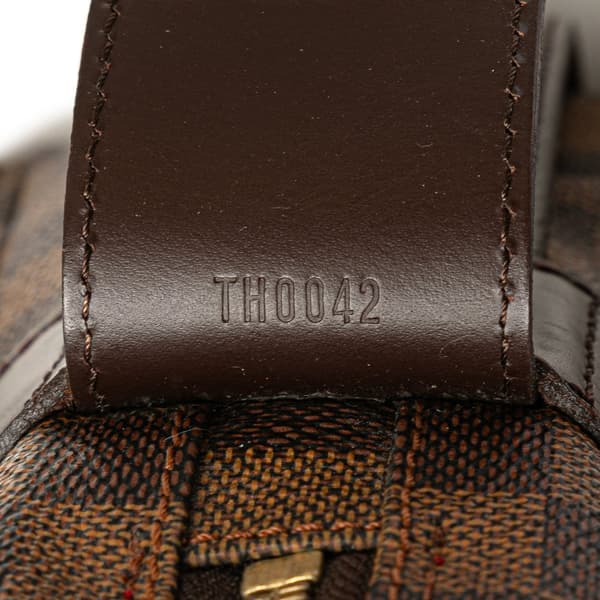 Pre-owned Louis Vuitton Damier Ebene Naviglio Brown