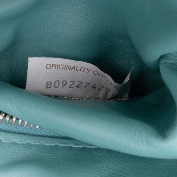 Pre-owned Bottega Veneta Nappa Intrecciato Padded Cassette Crossbody Blue