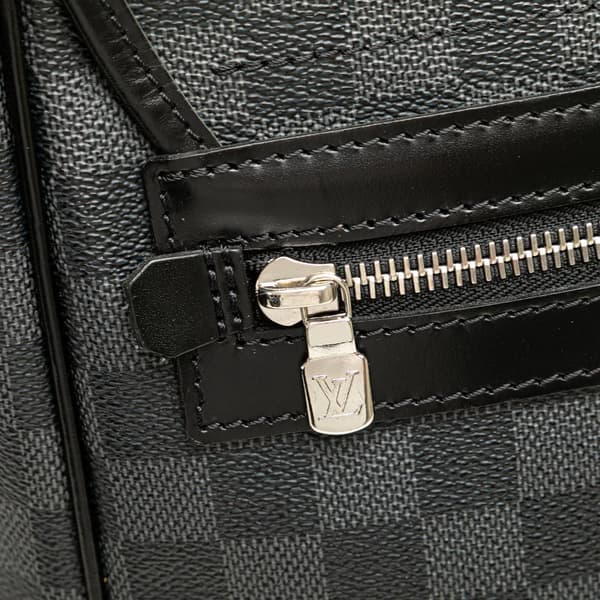 Pre-owned Louis Vuitton Damier Graphite Daniel MM Black