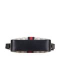 Miniatyrbild 3 av 10: Pre-owned Gucci Small GG Supreme Textured Dollar Calfskin Web Ophidia Camera Bag Brown